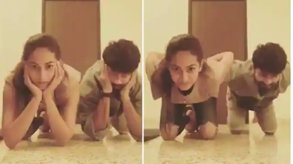 Watch, Shahid Kapoor nails Centre of Gravity challenge with Mira Rajput