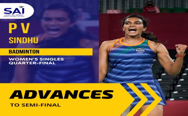Tokyo 2020: India's PV Sindhu storms into semi-finals by beating Japan's Yamaguchi in straight sets